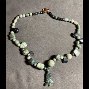 Guatemalan jade necklace from Jade Maya in Antigua